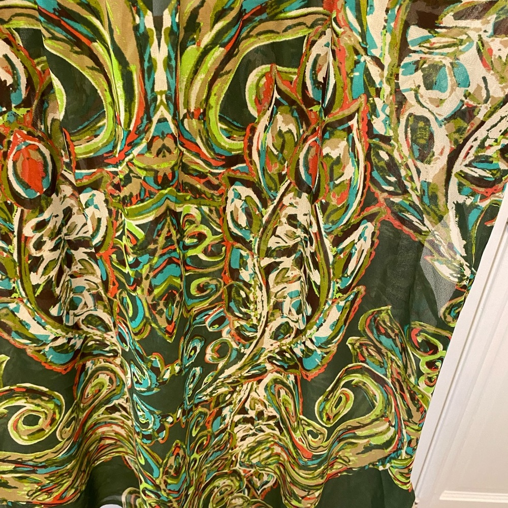 New Directions Artsy Multicolor Blouse - Picture 7 of 7